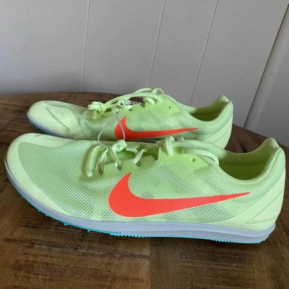 Nike Other - Nike Zoom Rival D Men Track Racing Spikes 10 Barely Volt Green Sz 12 907566-700